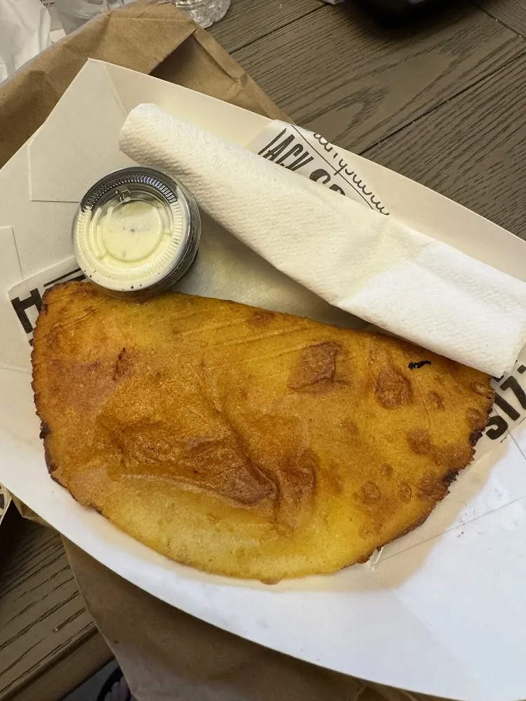Black Beans and Cheese Empanada